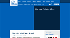 Desktop Screenshot of kingwoodchristianschool.com